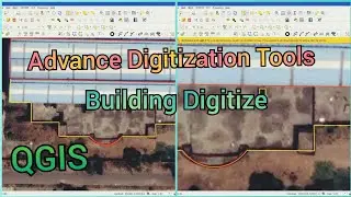 QGIS Tutorial | How to digitize Building Footprint Using HR Satellite Image | Advance Digitize Tools