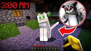 NUNCA SIGAS A TU GATO A LAS 3 AM EN MINECRAFT 😱 *MUCHO MIEDO*