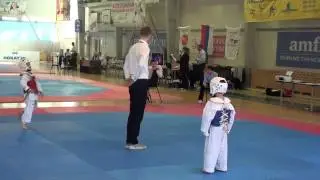 Каипов Михаил 22кг - 1 бой