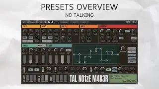 TAL-NoiseMaker | Presets overview | No talking FREE VST