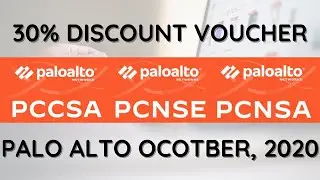 Palo Alto Certification Voucher Code 2020 | 30% discount on PCCSA, PCNSA, PCNSE