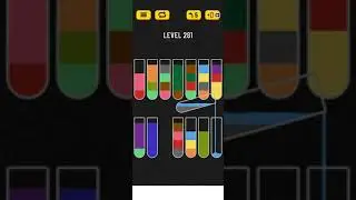 Water Sort Puzzle level 281