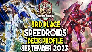 Yu-Gi-Oh! 3rd Place Speedroid Deck Profile September 2023