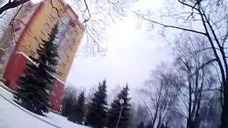 #1 Покатушка на велосипеде зимой