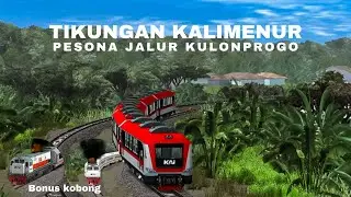 Spot terindah di Kulonprogo Tikungan Letter S Kalimenur | Trainz simulator android