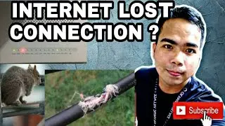 REPAIR A DAMAGE INTERNET FIBER CABLE