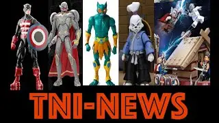 TNInews: Toy Fair Reveals, New Marvel Legends, Thor Love And Thunder Products, NECA, Mezco  And More