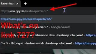 What's on this Osu! link?