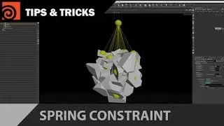 Houdini Spring Constraint