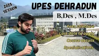 All DETAILS about B.Des and M.Des courses 2025| Fee structure , specialisation
