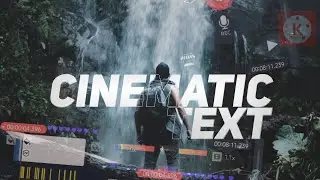 Cinematic Text Effect Kinemaster||Smooth text in kinemaster || Kinemaster Tutorial ||