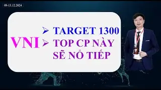 #619: Vnindex tuần 9-13/12/2024, hướng đến Target 1300, TOP CP sẽ nổ tiếp?