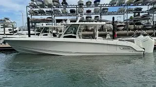 2024 Boston Whaler 380 Outrage! Twin 600s from Mercury! AMAZING FISHING BOAT MarineMax Sarasota