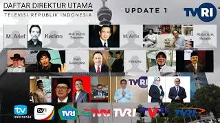 Compilation Video | Daftar Direktur Utama LPP TVRI (Update 1)