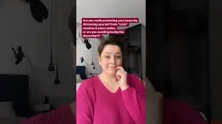 Avoiding facing the discomfort is not the same as peace #lifecoach #purposedrivenwoman