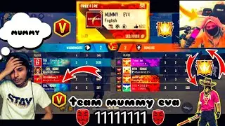 TEAM MUMMY EVA GUILD 😱 GARENA MODERATOR MUMMY EVA ID - 11111111 CS RANKED MATCH 😵 REACTION