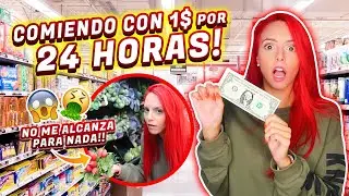 Eating for 1 Day on ONLY $1!!💵 I WAS HUNGRY!!😭 | Jenny Devil😈