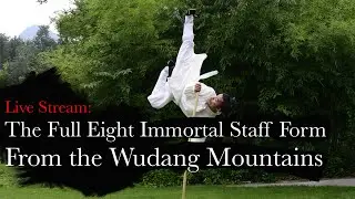 Live Stream: Wudang Eight Immortal Staff Tutorial – Step by Step