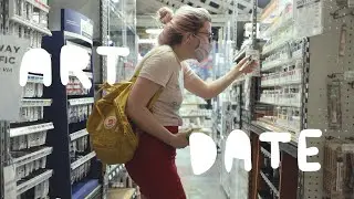 brooklyn based illustrator buys art supplies and books