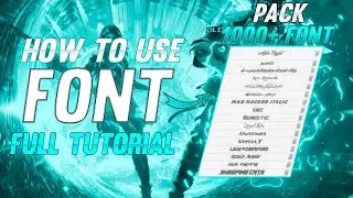 1000+ FONTS PACK || PIXEL LAB FONTS PACK || HOW TO USE FONT IN PIXLE LAB || FULL TUTORIAL||SILENT IC