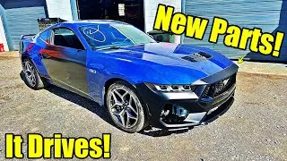 I Rebuilt My wrecked 2024 mustang gt!