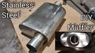 Homemade 3 Inch Exhaust Muffler | Stainless Steel