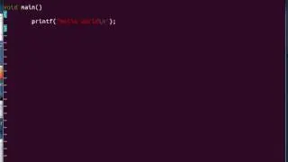 How to compile a program using gcc compiler in Linux.