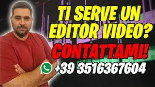 SEI STANCO DI DOVER EDITARE I VIDEO ? CI PENSO IO!