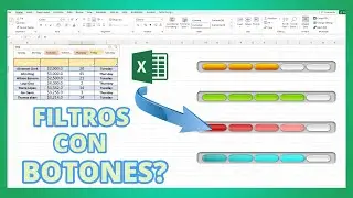 Cómo FILTRAR Datos con botones en tu tabla de Excel 👌👍👌