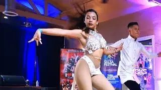 Gio Orduna and Jackie Muñoz at the I Love Bachata Social (Los Angeles)