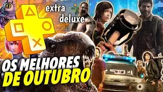 OS 10 melhores JOGOS da PS PLUS EXTRA e DELUXE  OUTUBRO 2024