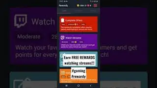 REWARDY - приложение для заработка! Earn money watching streams! #shorts #rewardy #gaming