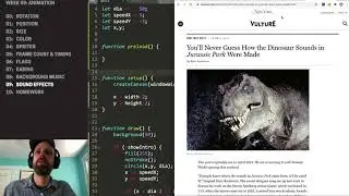 CP1: Animation in P5JS – Sound Effects