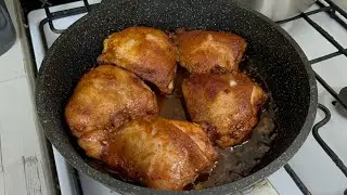 Это самые вкусные КУРИНЫЕ БЕДРА В духовке Пожалуй самый лучший маринад ,  это очень вкусно советую!
