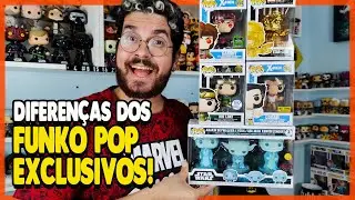 DIFERENÇAS DOS FUNKO POP EXCLUSIVOS | SPECIAL EDITION, HOT TOPIC, SHOP FUNKO, WALMART, AMAZON, CHASE