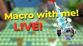 🔴 Macro Stream (Level 20 Blue Hive) | Bee Swarm Simulator