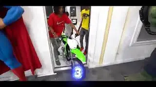 WOO CAME BACK FOR SPRING BREAK  WE SURPRISED HIM WITH A DIRTBIKE