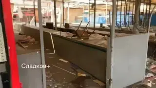 Хроника Мариуполя .Разбитый Центральный Рынок .Освобождение .