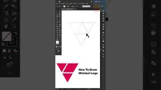 How To Draw Minimal Modern triangle logo in adobe illustrator