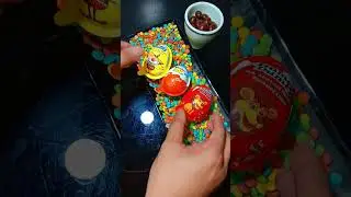 Taste Testing a Variety of Sweets and Kinder Joy Eggs #asmr #shorts