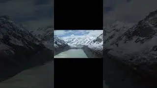 Атмосферный полёт между снежных гор /Atmospheric flight between snowy mountains # shorts