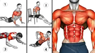 Push ups exercises 💢Targets: Chest, arms, shoulders, core تمارين الجزء العلوي