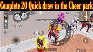 Complete 20 Quick draw in the Cheer park || How to Complete 20 Quick draw in the Cheer park || 😍🔥