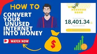 How to use your internet and Make Passive Income with Literally 0 Effort !