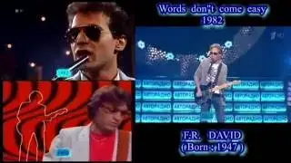 Yesterday & Now - F.R. David  (Words don't come easy)