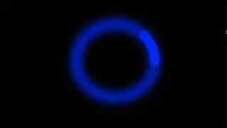 Blue Glow Circle 30 Sec video for editing | No Copyright