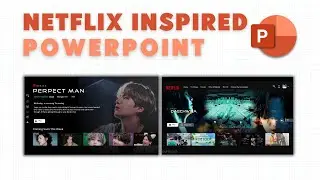 How to Make BTS NETFLIX INSPIRED POWERPOINT Design Template | FREE TEMPLATE
