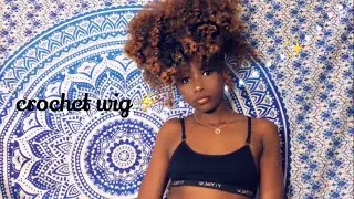 how to make a natural crochet curly wig / Trendy Tresses