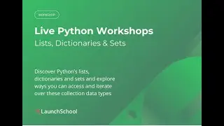 List, Dictionaries & Sets in Python
