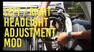 Horizontal Headlight Adjustment Mod (Jeep JK)